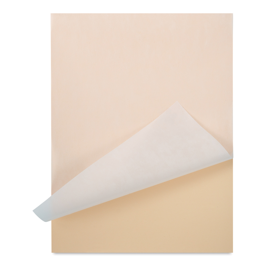 Open in modal - Clairefontaine Pastelgrain Paper Pad - 12" x 15-1/2", Palette No. 2, 12 Sheets with crystal paper interlayers