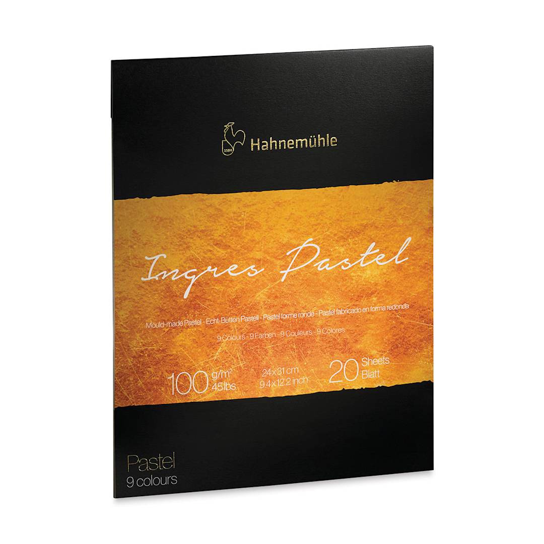 Open in modal - Hahnemühle Ingres Pad - 9.4" x 12.2", Assorted Colors, 20 Sheets