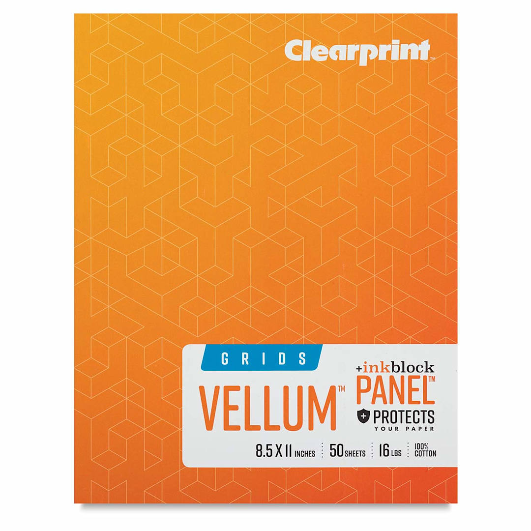 Open in modal - Clearprint Field Books - Top view of 11" x 8 1/2" Gridded Book