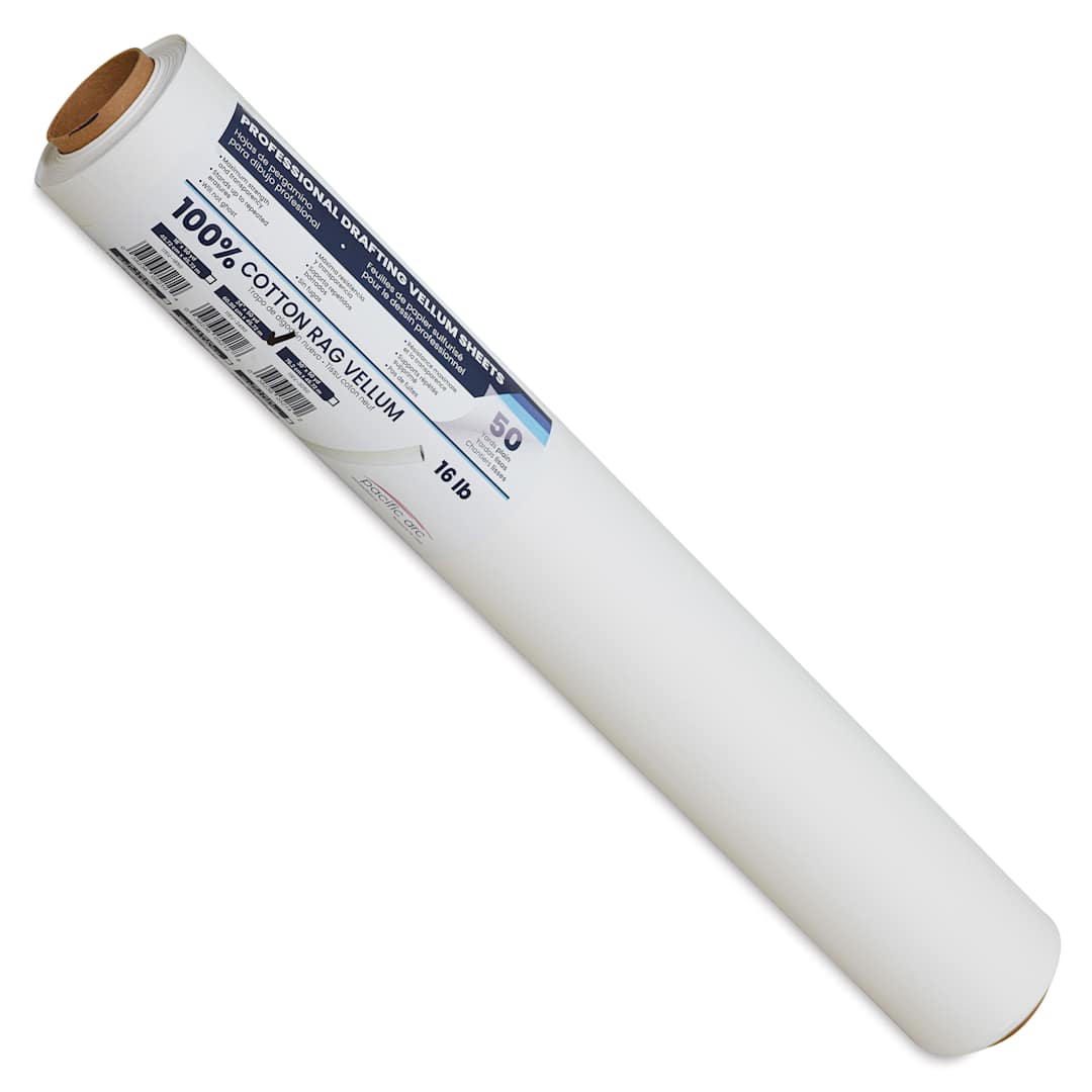 Open in modal - Pacific Arc Drafting Vellum Roll - 24" x 50 yds, packaging