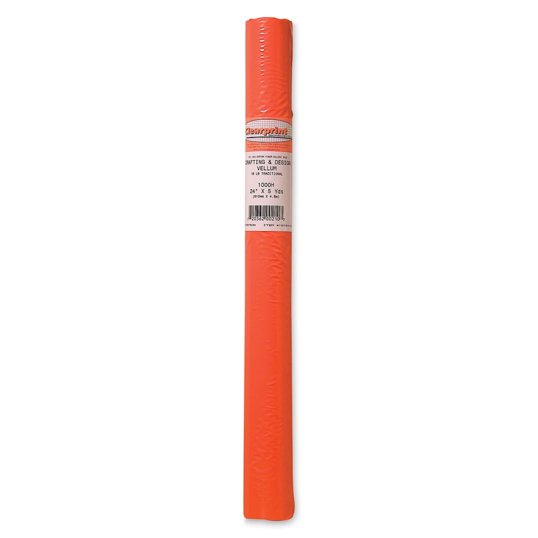 Open in modal - Clearprint 1000H Drafting Vellum - 24" x 5 yd,  Standard Roll