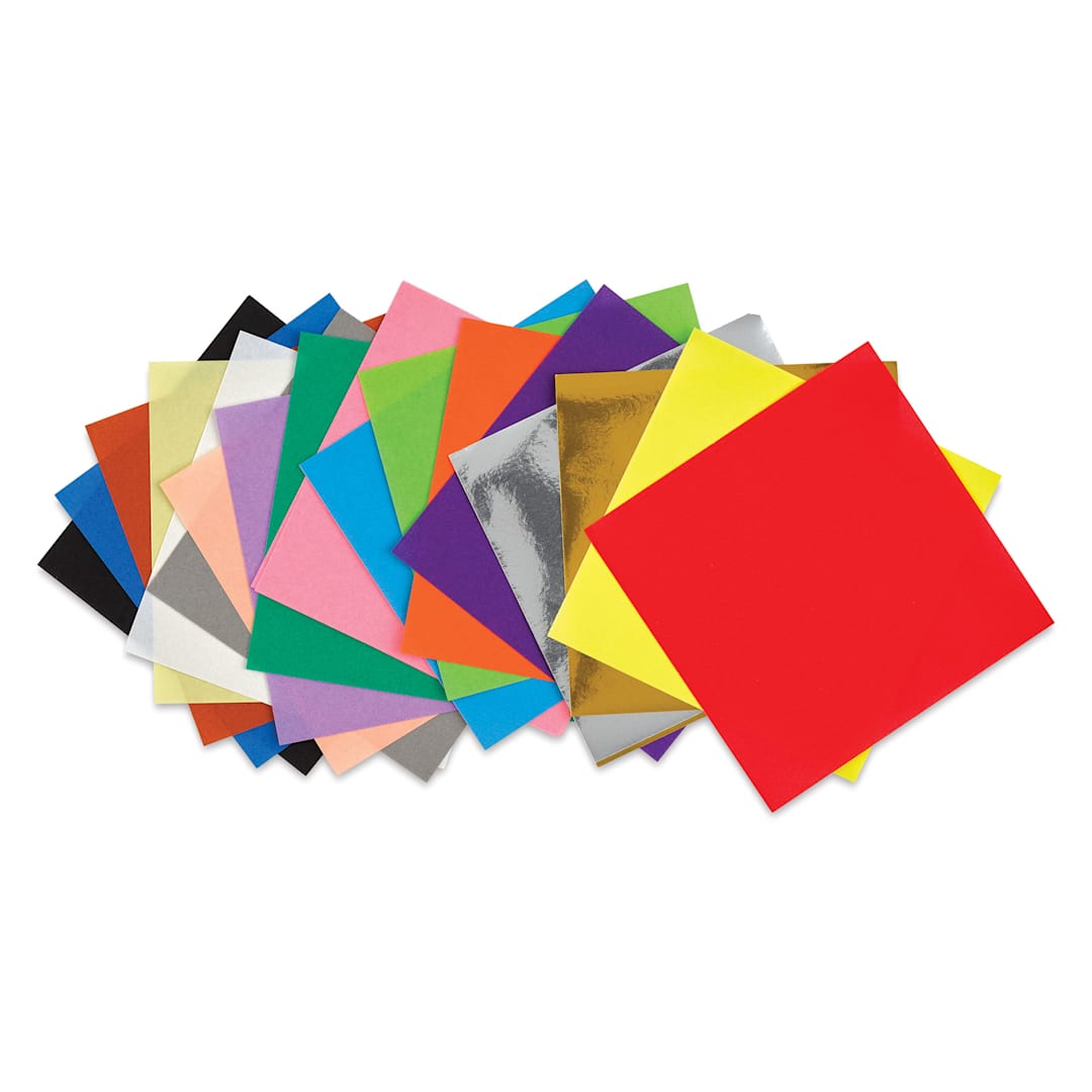 Open in modal - Aitoh Basic Origami Pack - 3" x 3", Pkg of 300 Sheets