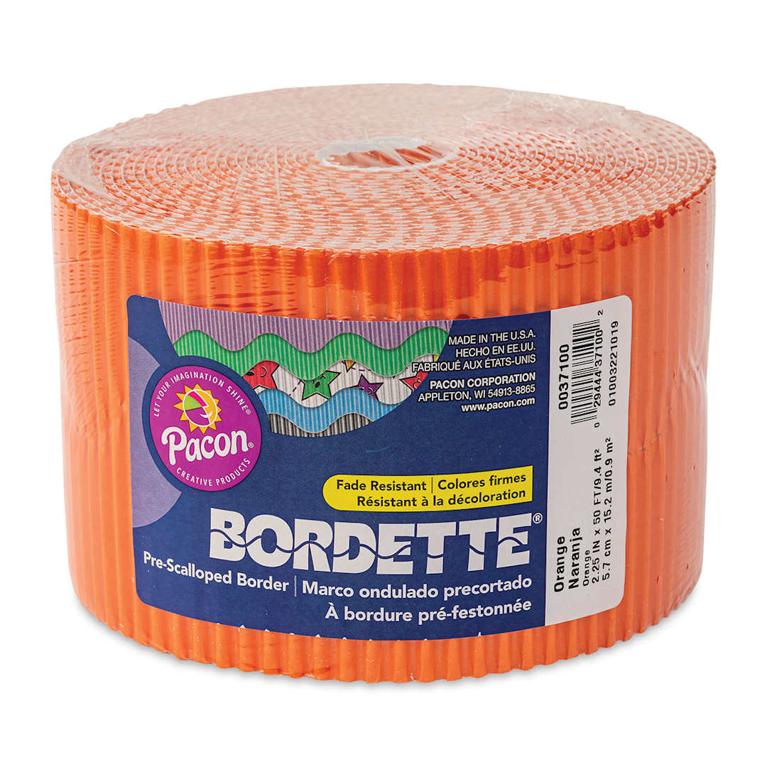 Open in modal - Bordette Scalloped Border - 2-1/4" x 50 ft, Orange