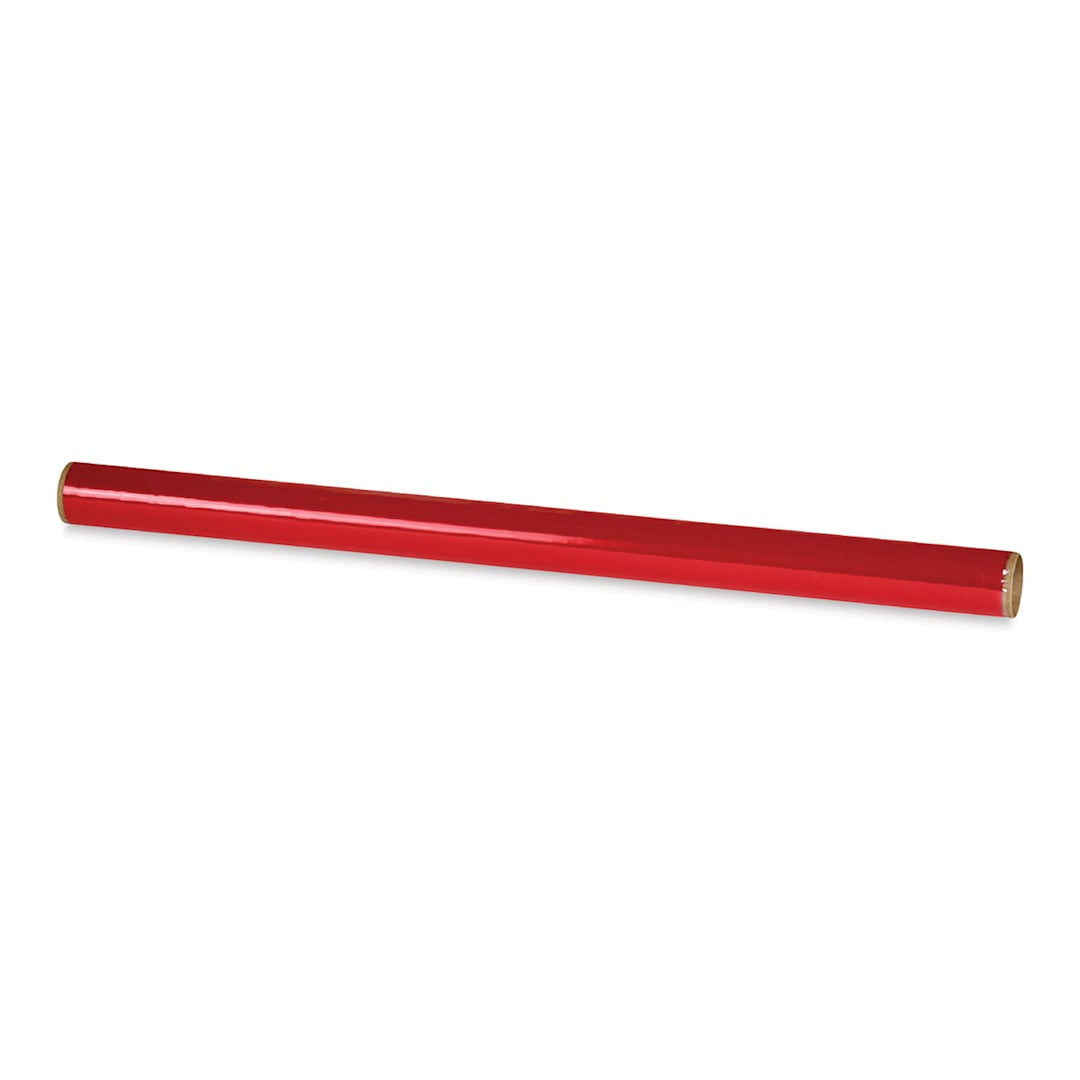Open in modal - Hygloss Transparent Cellophane - 20" x 25 ft, Red, Roll