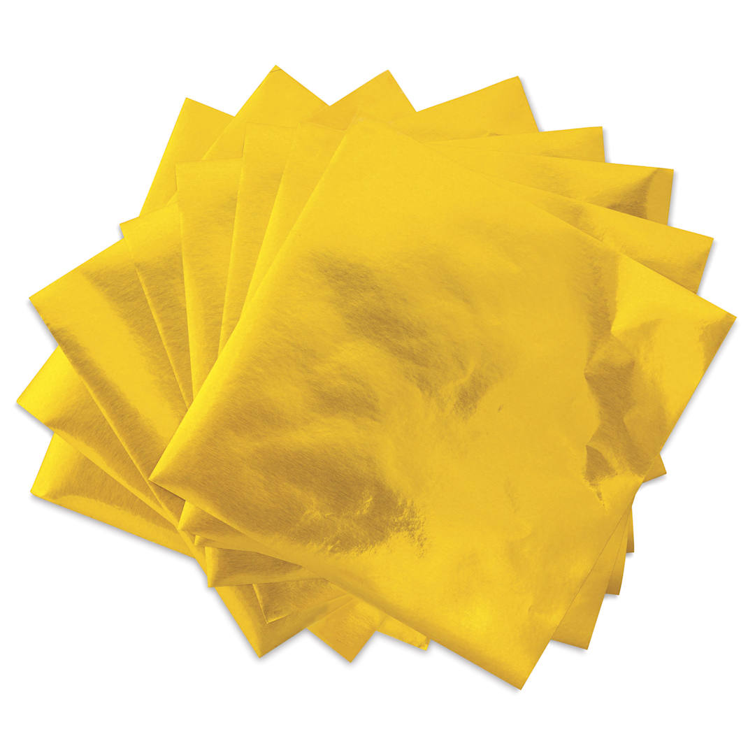 Open in modal - Aitoh Oragami Foil - Gold, 3" x 3", 100 Sheets