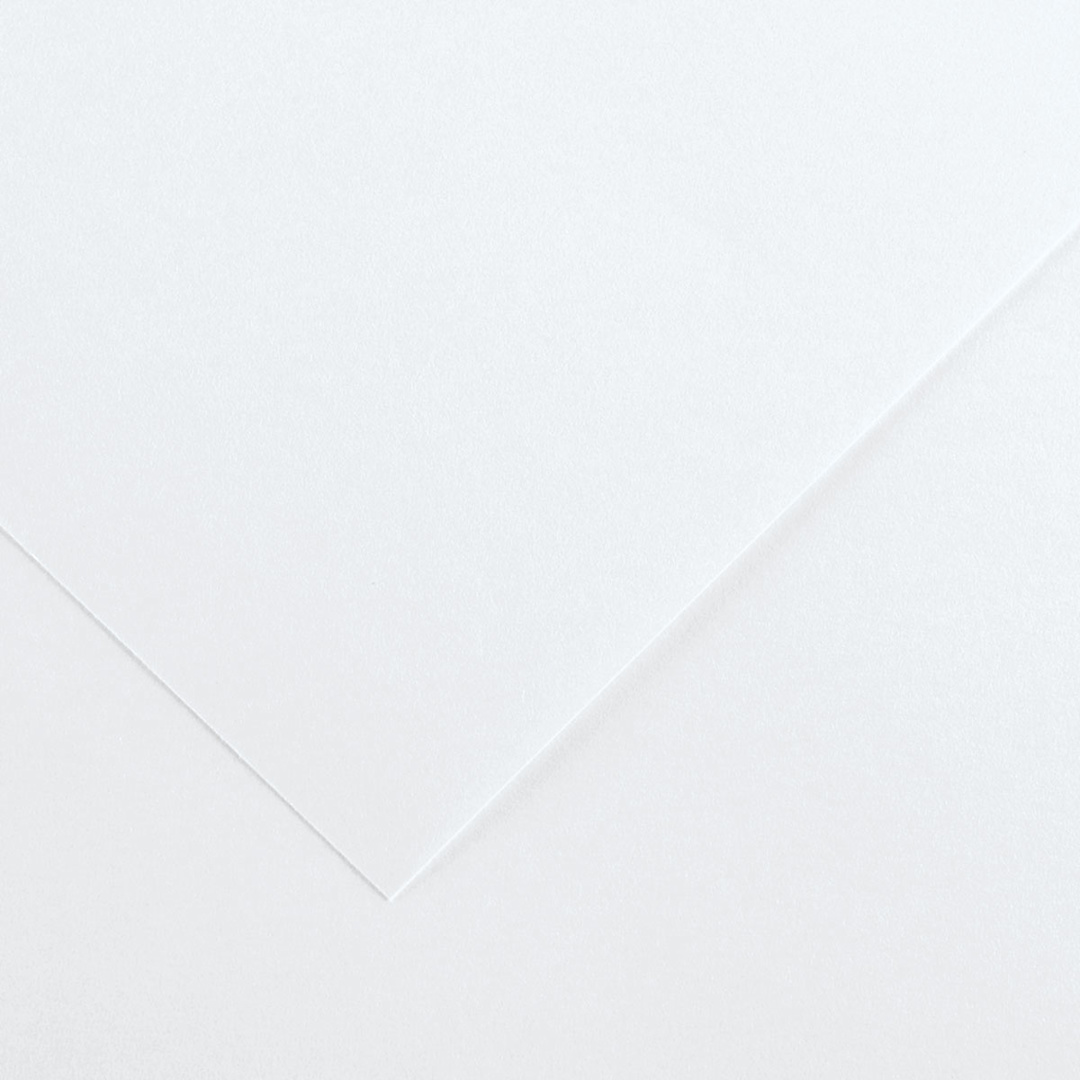 Open in modal - Canson Colorline Art Paper - 19" x 25", 300 gsm, Pearl White