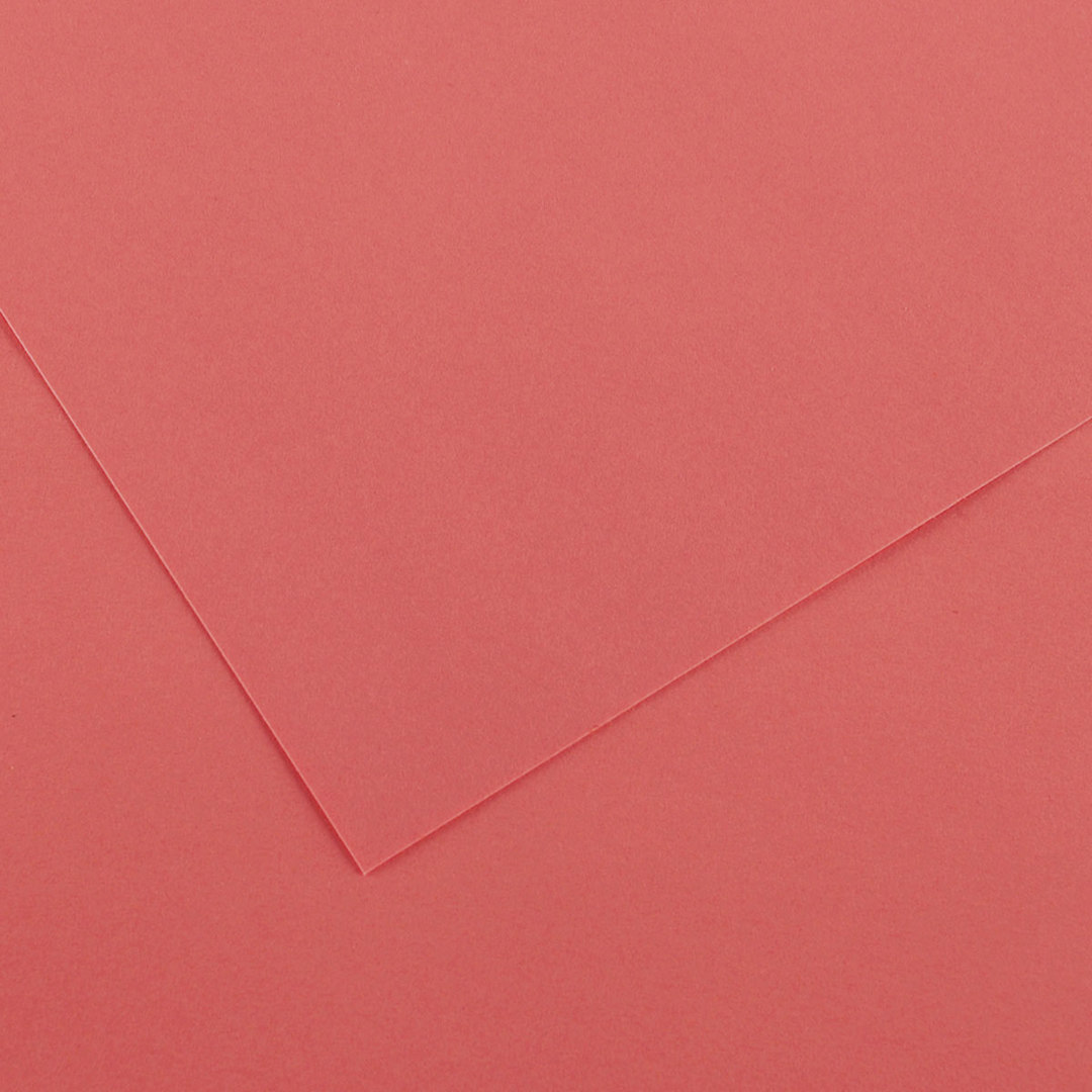 Open in modal - Canson Colorline Art Paper - 19" x 25", 150 gsm, Coral