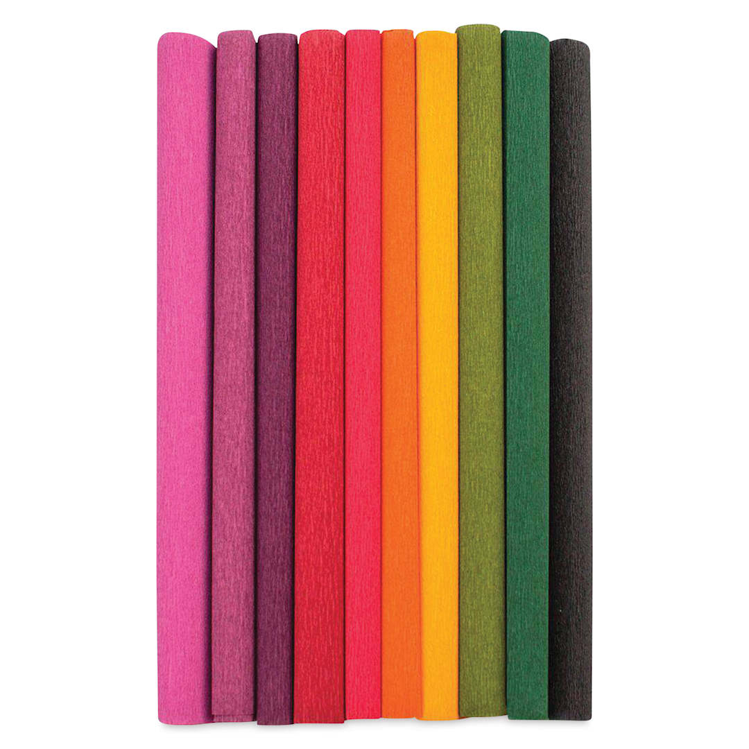 Open in modal - Lia Griffith Crepe Paper - Extra Fine, Enchanted Garden, Set of 10 Rolls