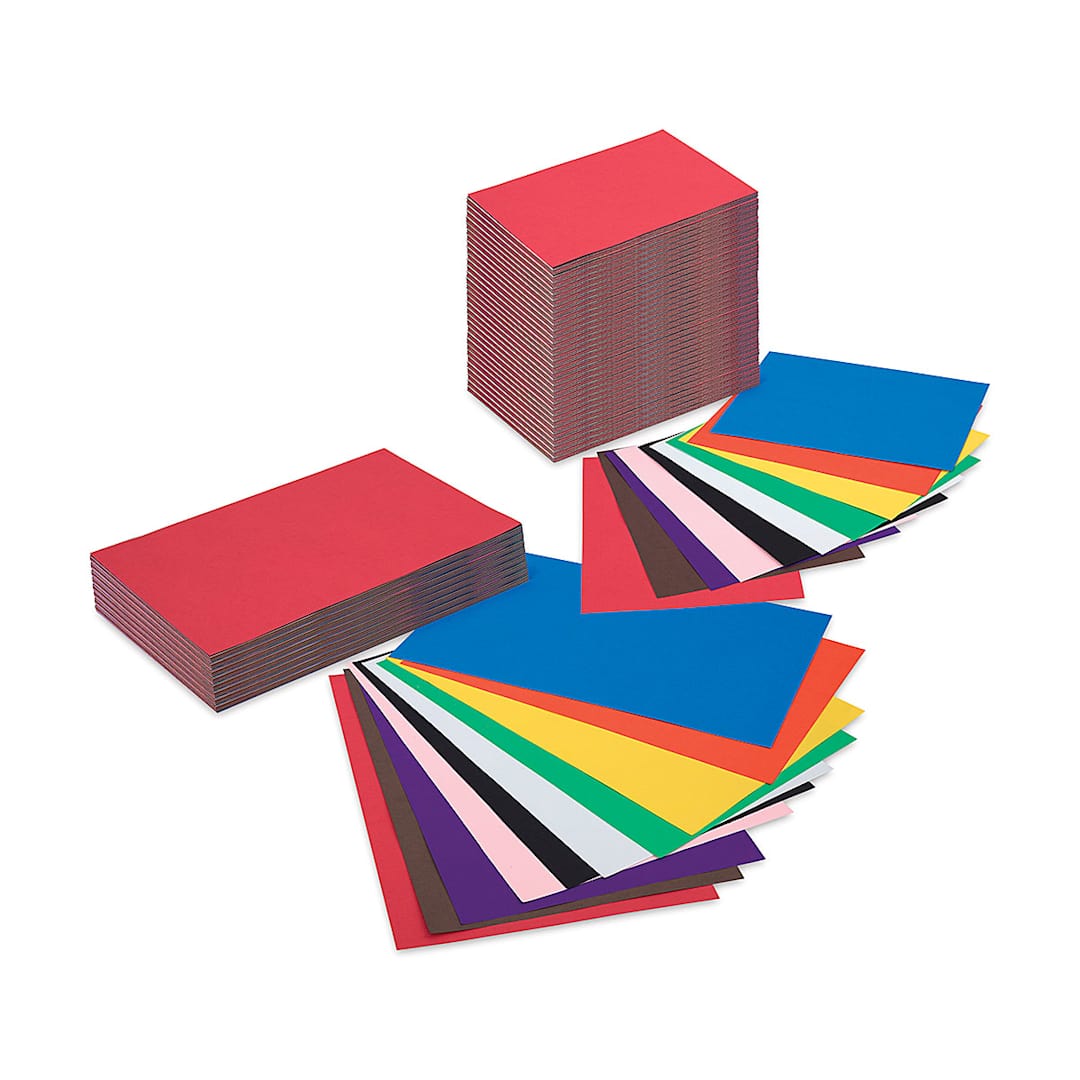 Open in modal - Pacon Tru-Ray Construction Paper - Assorted Sizes and Colors, Class Pack, 2000 Sheets