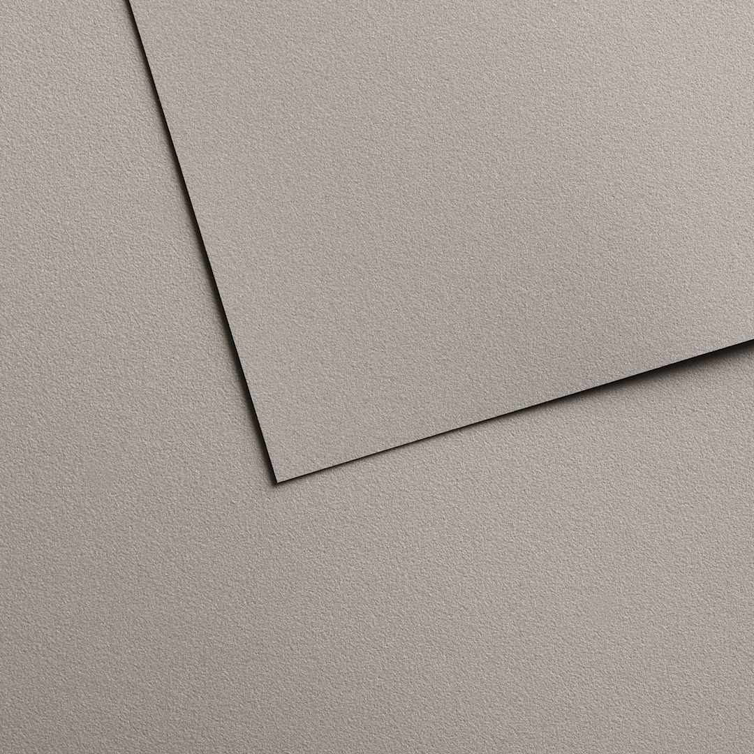 Open in modal - Canson Mi-Teintes Velvet Sheet - 19.5" x 25.5", 612 Moonstone, 430 gsm, Single Sheet