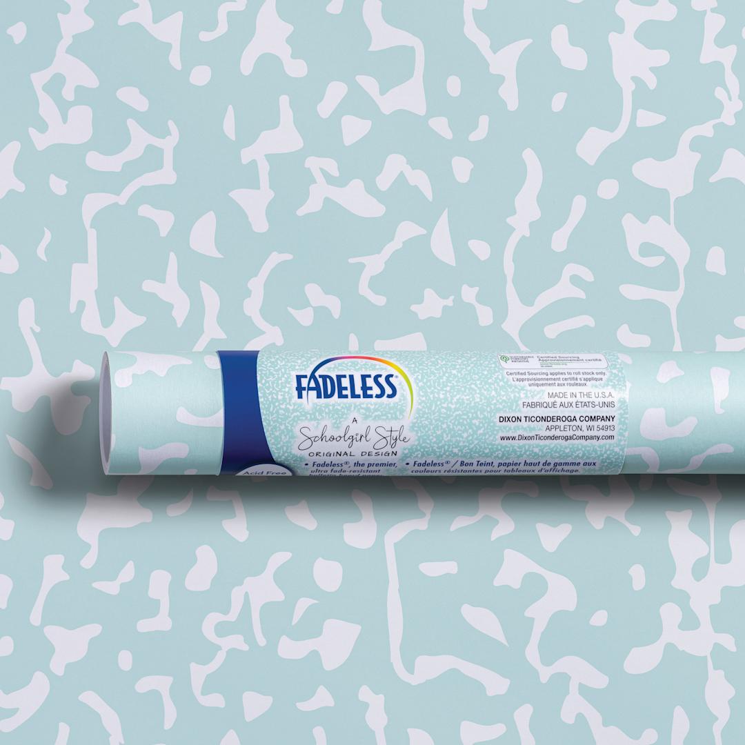 Open in modal - Fadeless Schoolgirl Style Bulletin Paper - Sophomore Year, 47-1/4" x 25' Roll in packaging