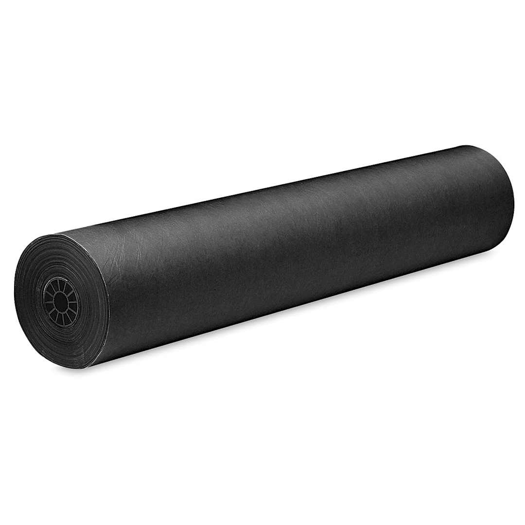 Open in modal - Rainbow Duo-Finish Economy Kraft Paper - 36" x 1000 ft, Black