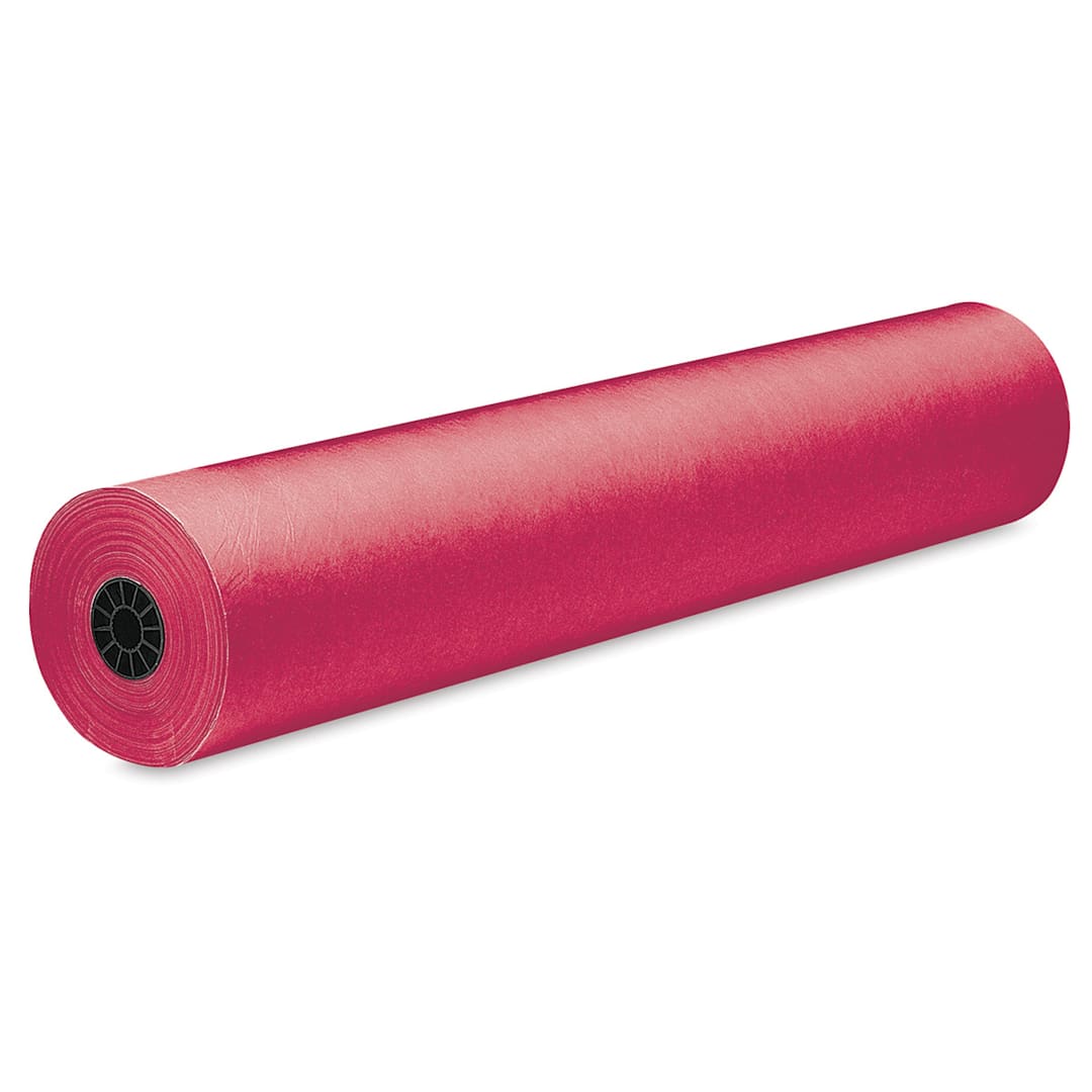 Open in modal - Rainbow Duo-Finish Economy Kraft Paper - 36" x 1000 ft, Red