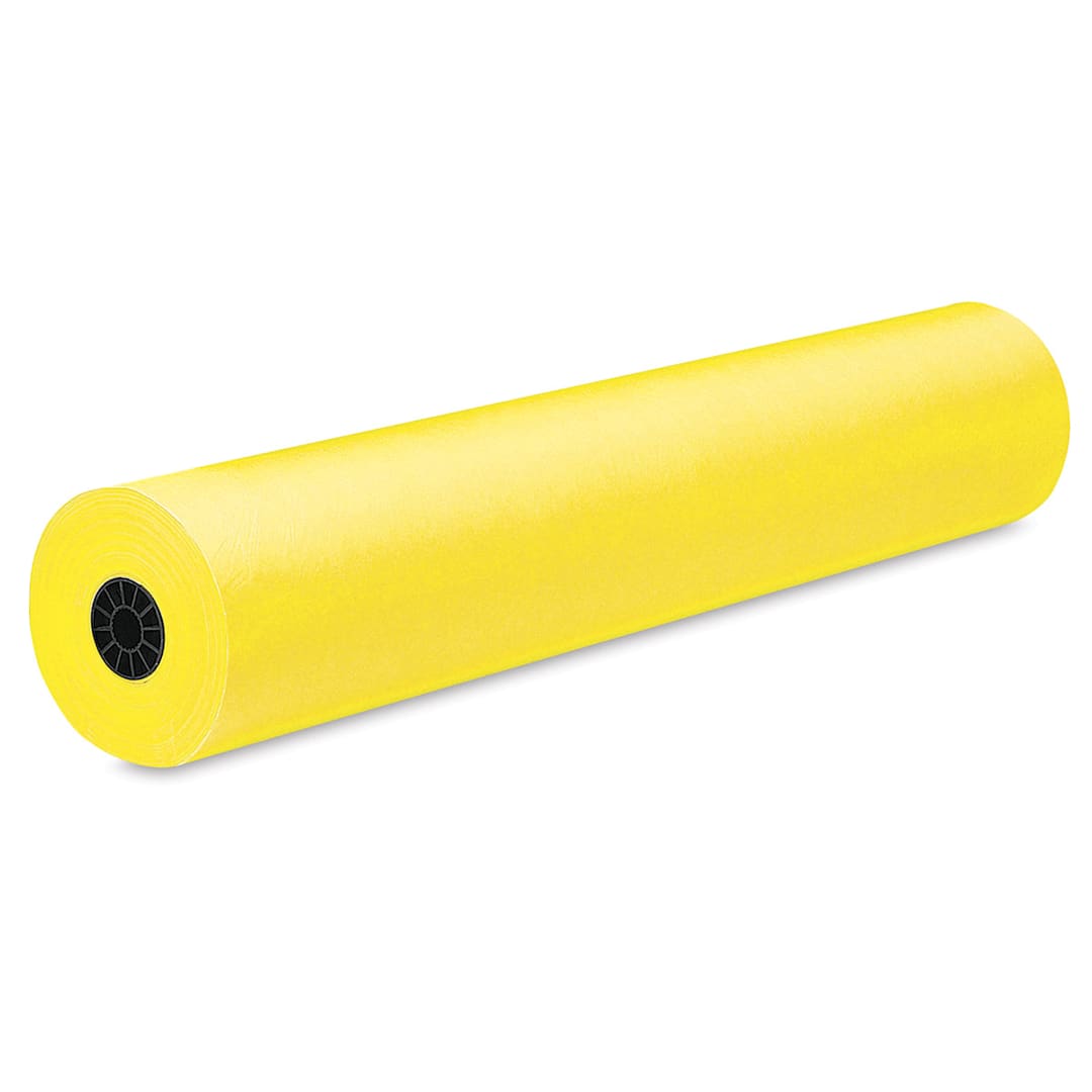 Open in modal - Rainbow Duo-Finish Economy Kraft Paper - 36" x 1000 ft, Canary