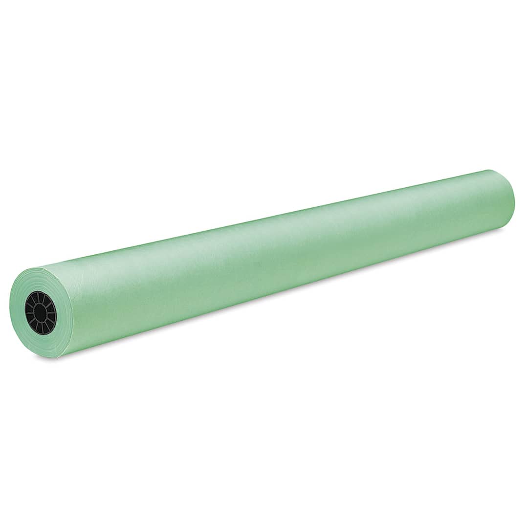 Open in modal - Rainbow Duo-Finish Economy Kraft Paper - 48" x 200 ft, Lite Green