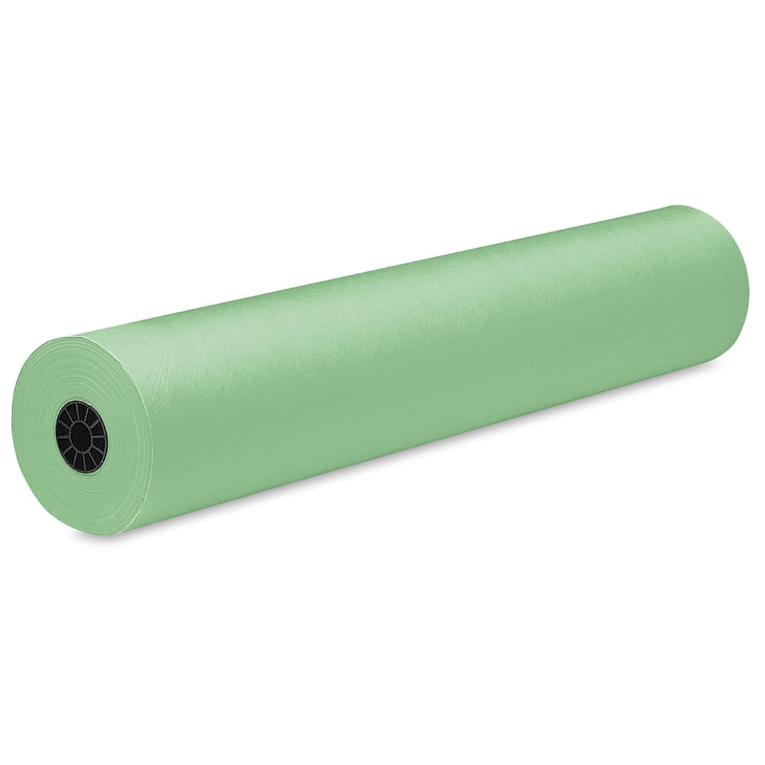 Open in modal - Rainbow Duo-Finish Economy Kraft Paper - 36" x 1000 ft, Lite Green