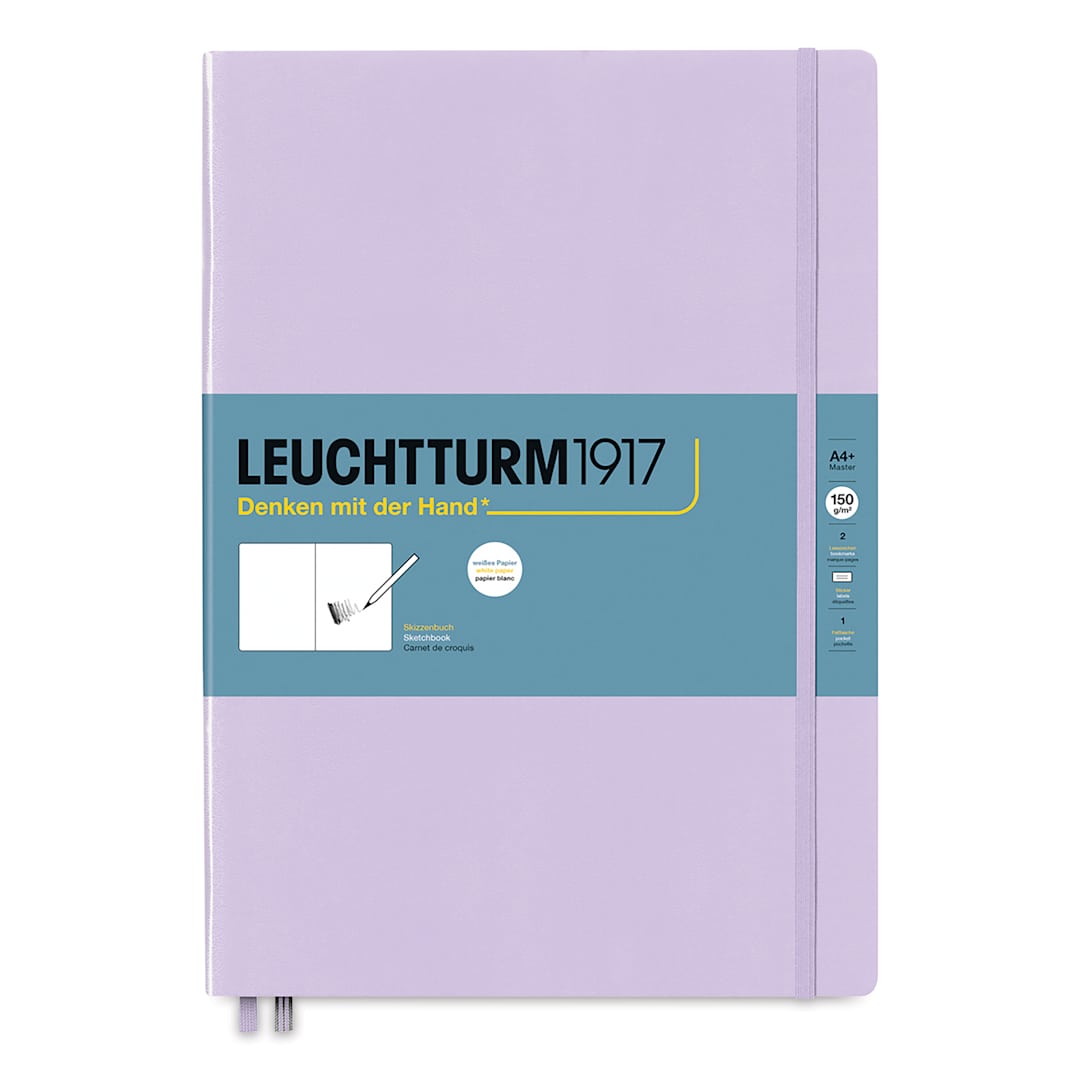 Open in modal - Leuchtturm1917 Sketchbook - Lilac, 8-3/4" x 12-1/2"