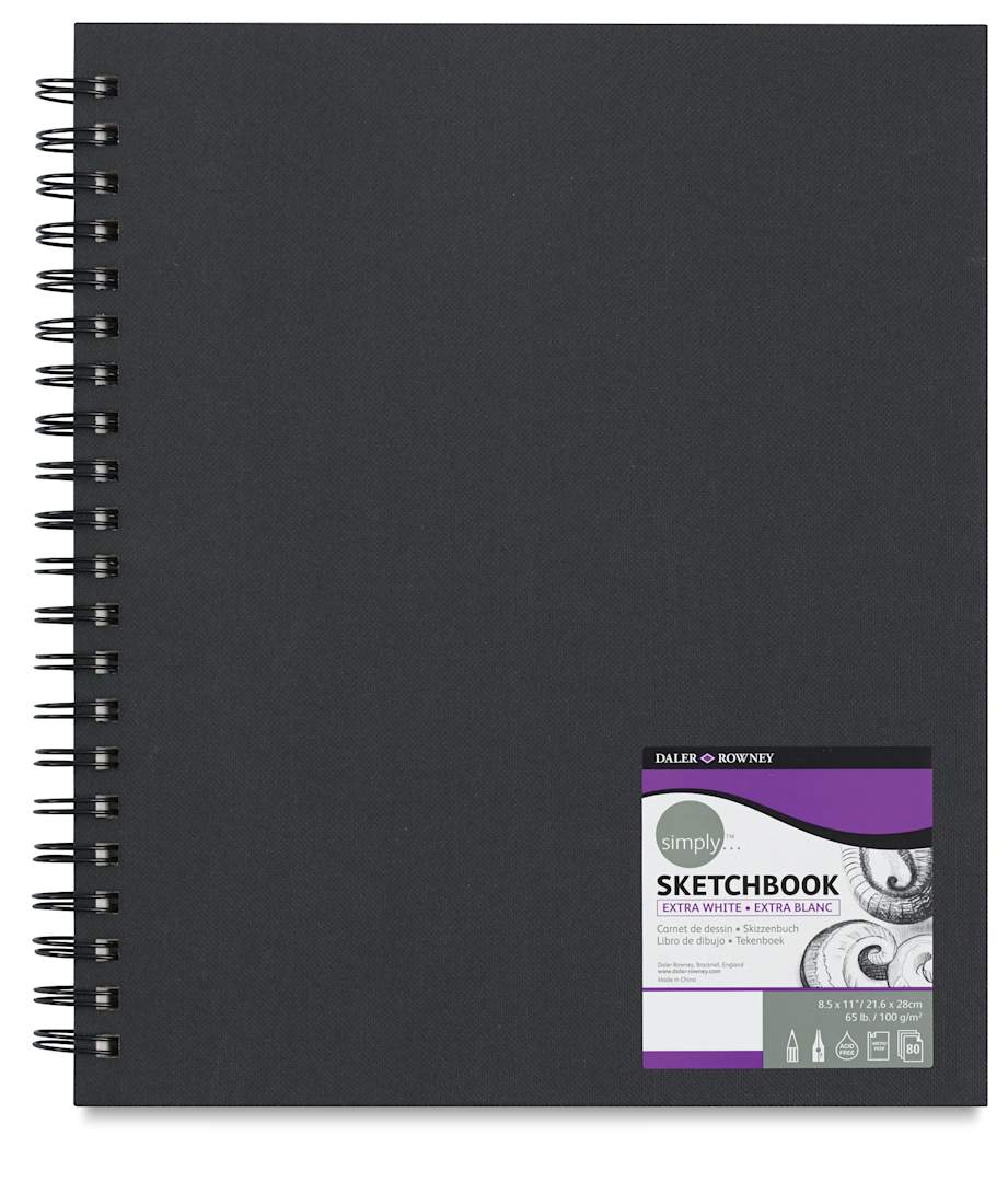 Open in modal - Daler-Rowney Wirebound Simply Sketchbooks
