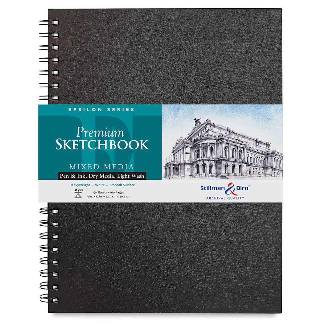 Open in modal - Stillman & Birn Epsilon Series Sketchbook - 12" x 9", Portrait, Wirebound
