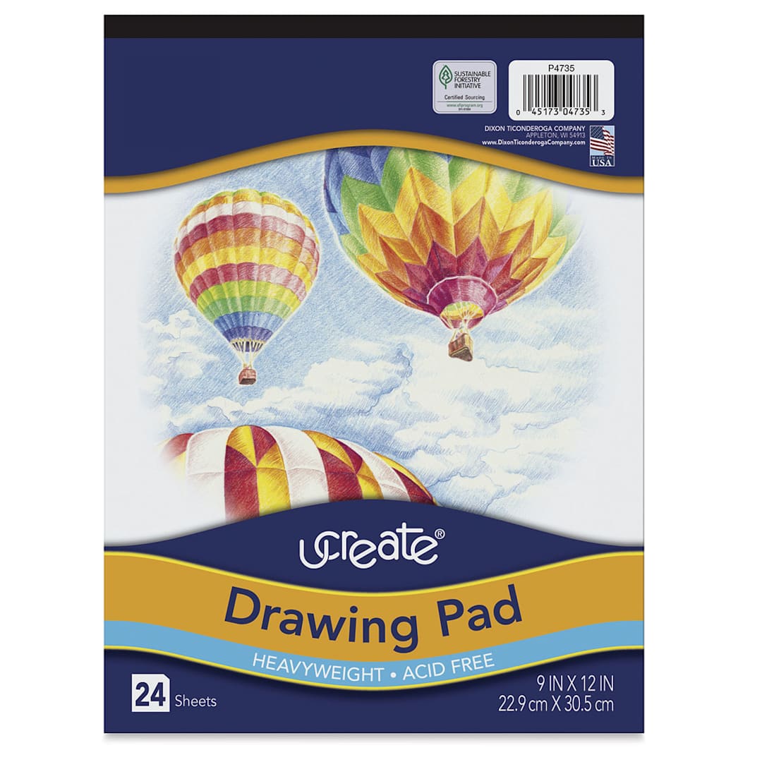 Open in modal - Pacon UCreate Drawing Pad - Top view of Drawing Pad cover
