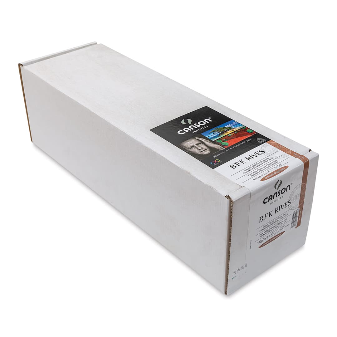 Open in modal - Canson Infinity PrintMaKing Rag Paper - 17" x 50ft Roll, packaging