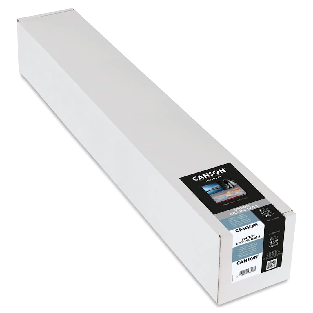Open in modal - Canson Infinity Edition Etching Rag II Inkjet Paper Roll - 44" x 39 ft