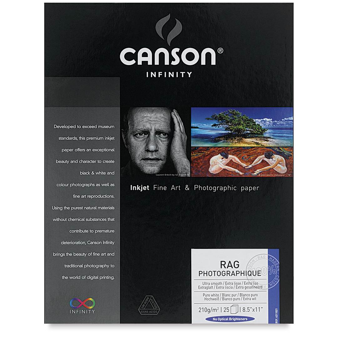 Open in modal - Canson Infinity Rag Photographique - 8-1/2" x 11", 310 gsm, Pkg of 25