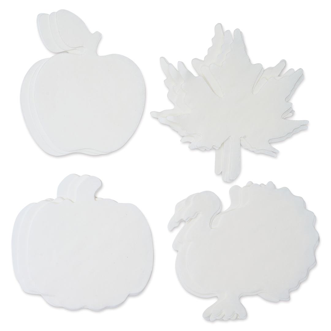 Open in modal - Roylco Color Diffusing Paper Pack - Fall Seasonal Shapes, Pkg of 96