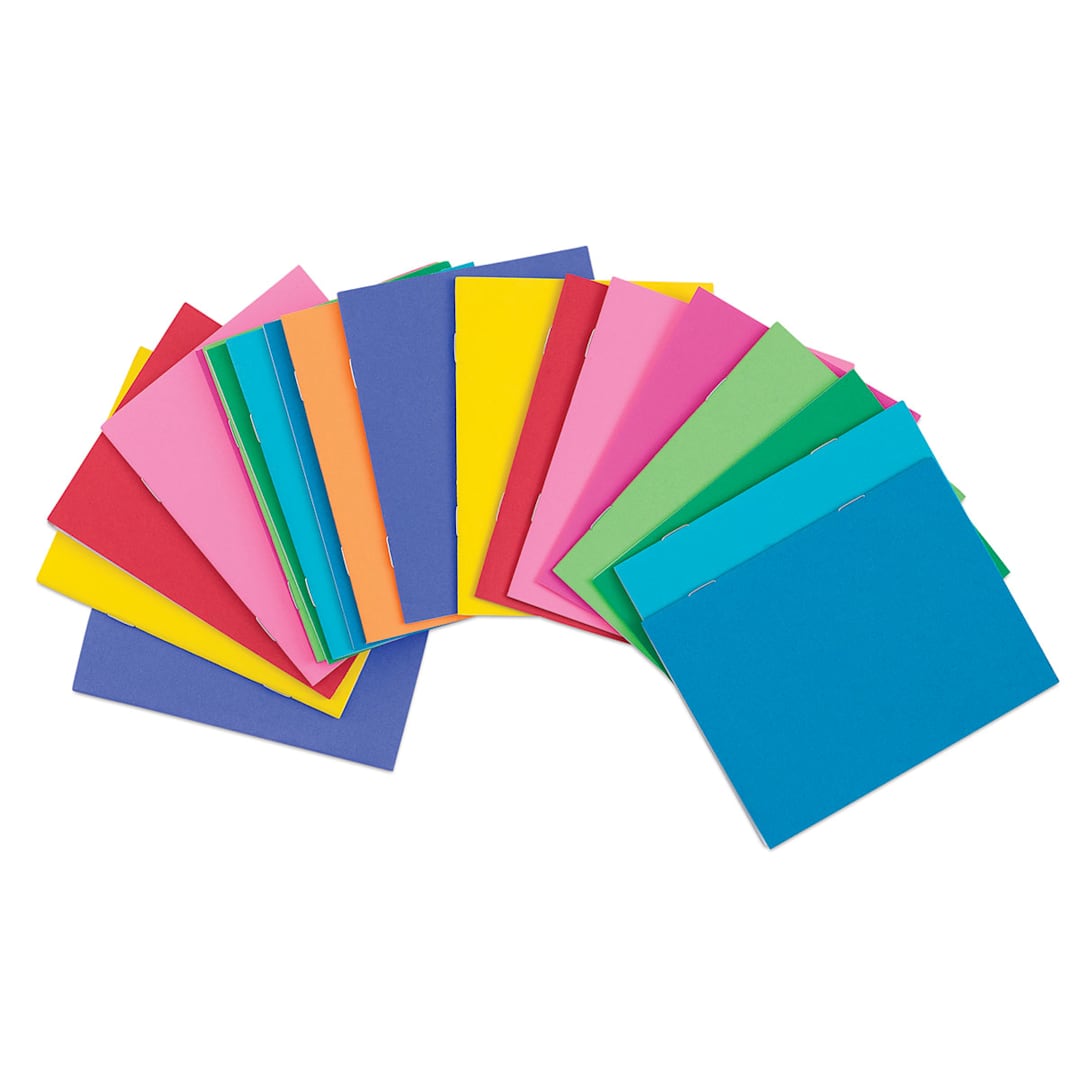 Open in modal - Hygloss Bright Books - Several multicoloed Minibooks in fan
