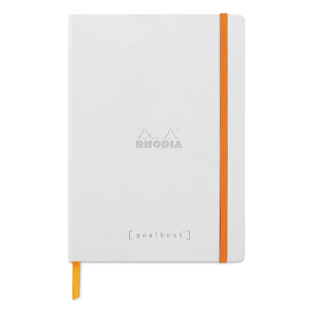 Open in modal - Rhodia Dotted Goalbook - 5-1/2" x 8-3/4", White
