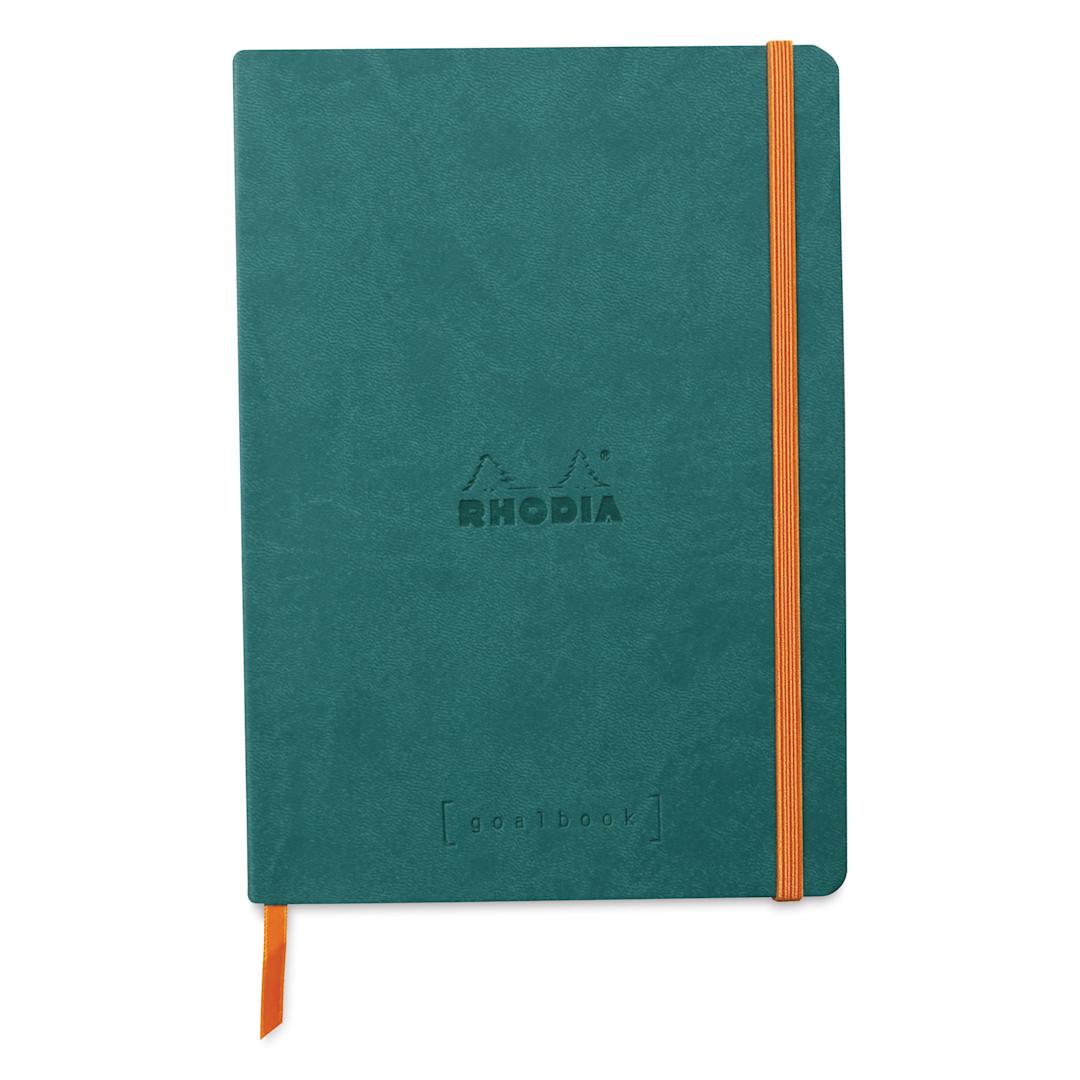 Open in modal - Rhodia Dotted Goalbook - 5-1/2" x 8-3/4", Peacock