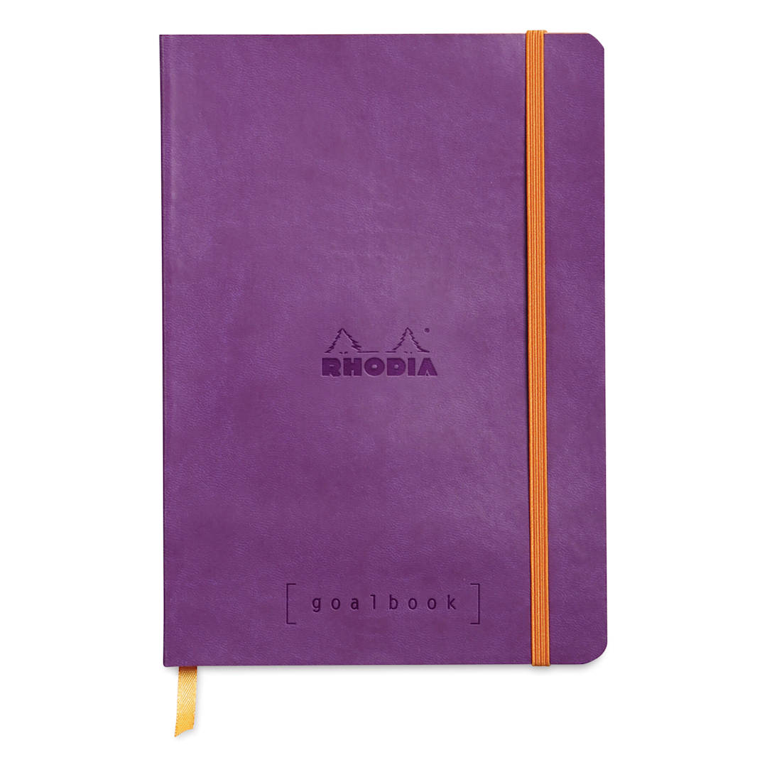 Open in modal - Rhodia Dotted Goalbook - 5-1/2" x 8-3/4", Purple