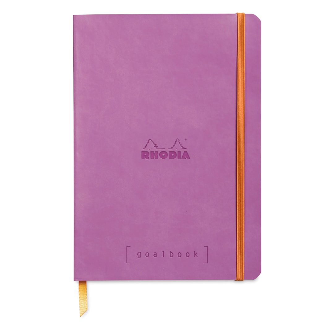 Open in modal - Rhodia Dotted Goalbook - 5-1/2" x 8-3/4", Lilac