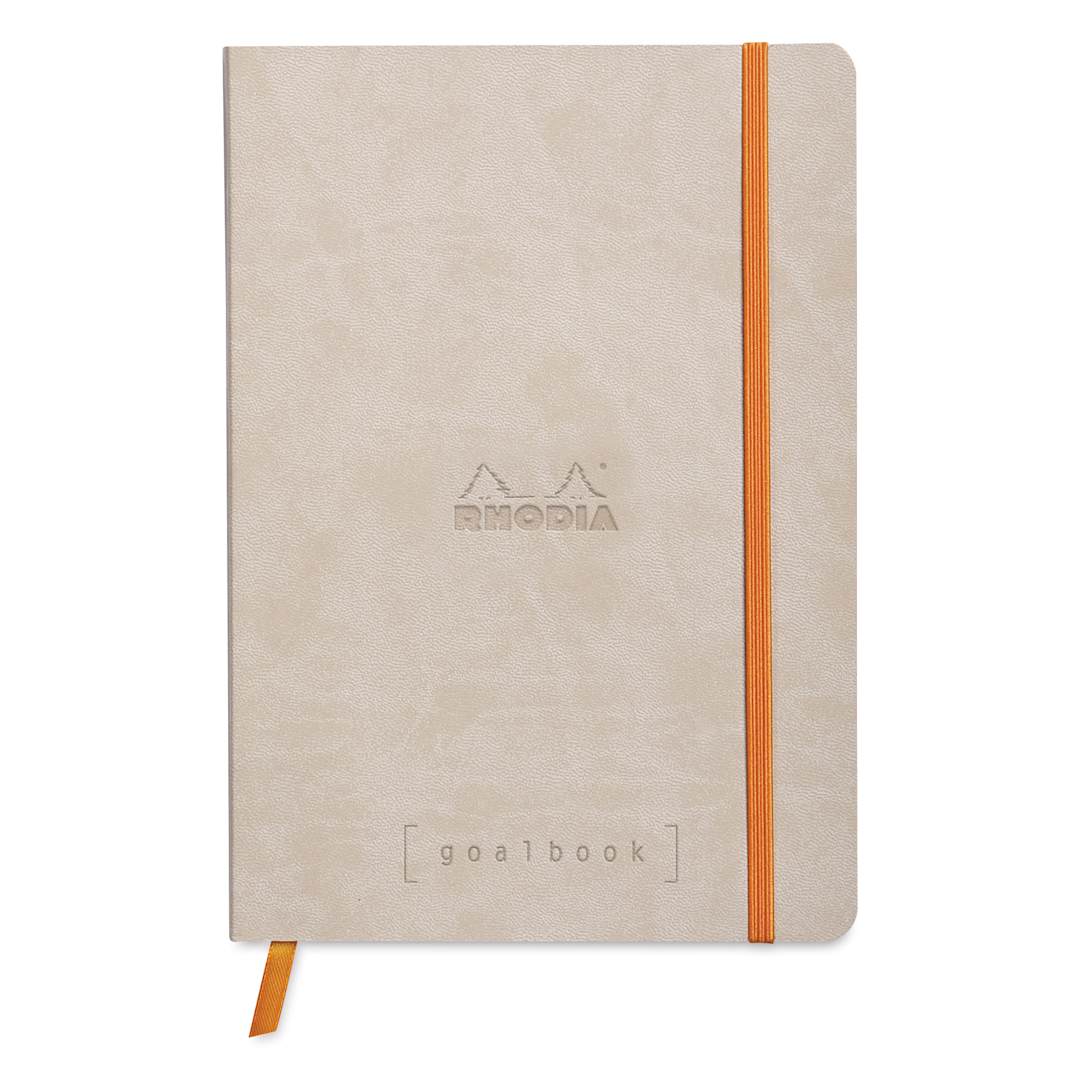 Open in modal - Rhodia Dotted Goalbook - 5-1/2" x 8-3/4", Beige