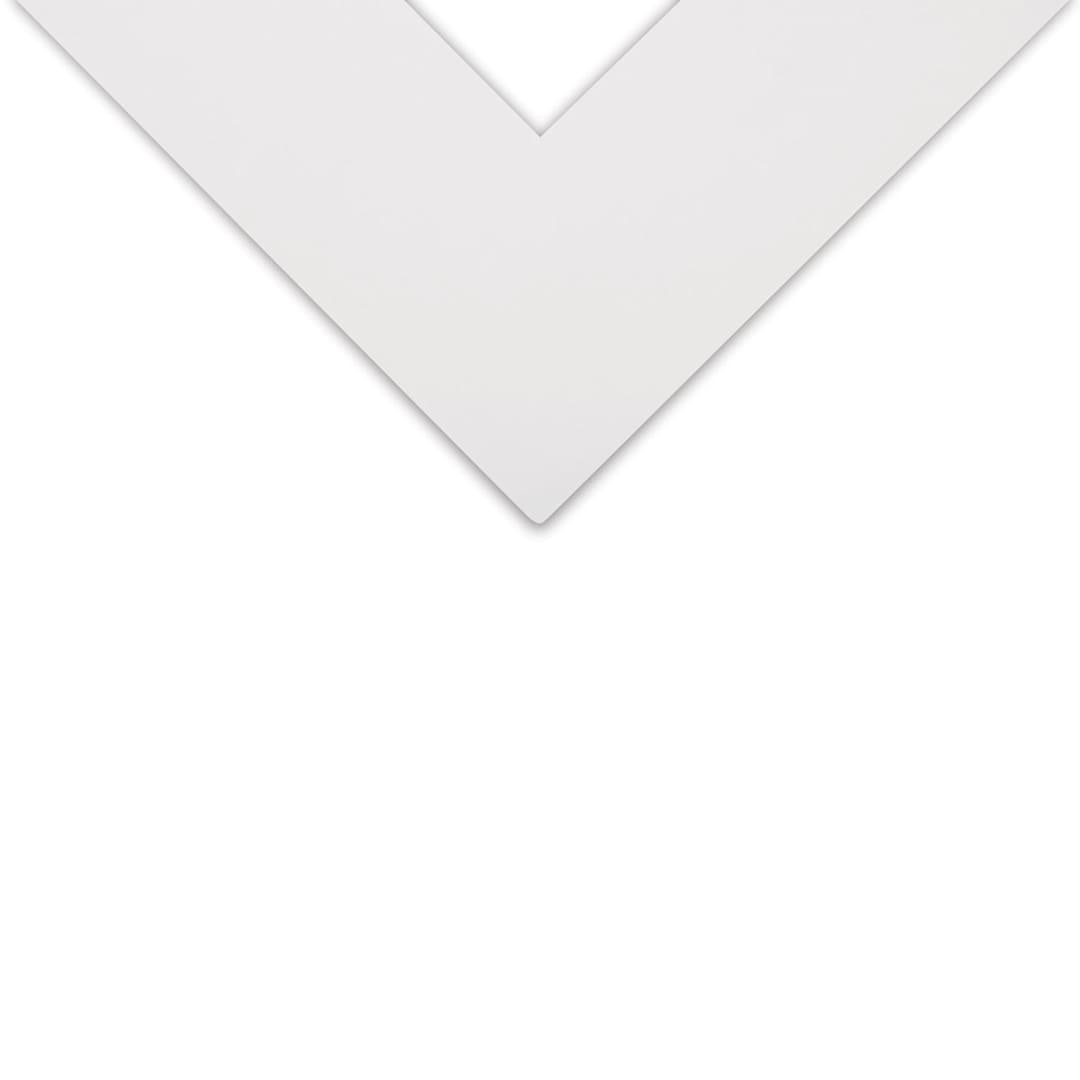 Open in modal - Crescent Berkeley Cream Core Matboard - 32" x 40", Super White / Superwhite