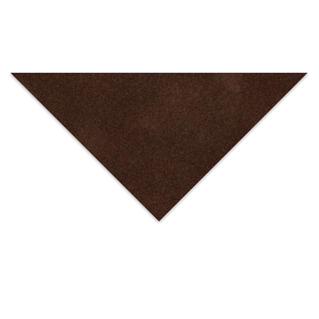Open in modal - Crescent Berkeley Suede White Core Matboard - 20" x 32", Cocoa, 4-ply, corner