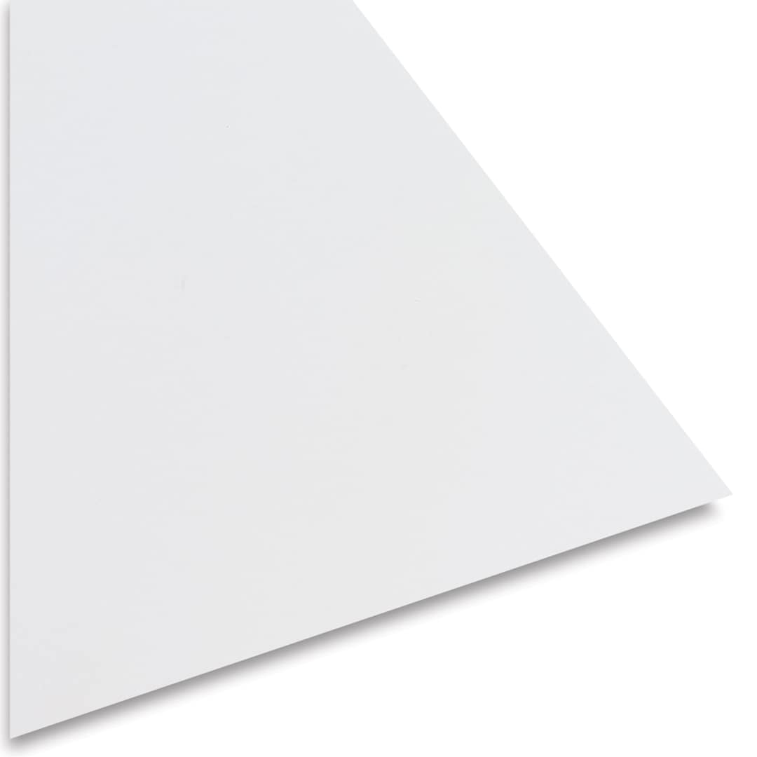 Open in modal - Pacon Railroad Board - 22" x 28" x 4 Ply, White, 100 Sheets