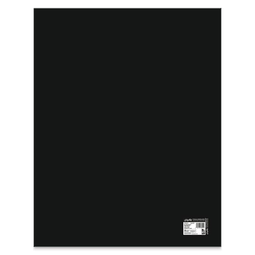 Open in modal - Pacon UCreate Chalkboard Poster Board - Front view of blank board
