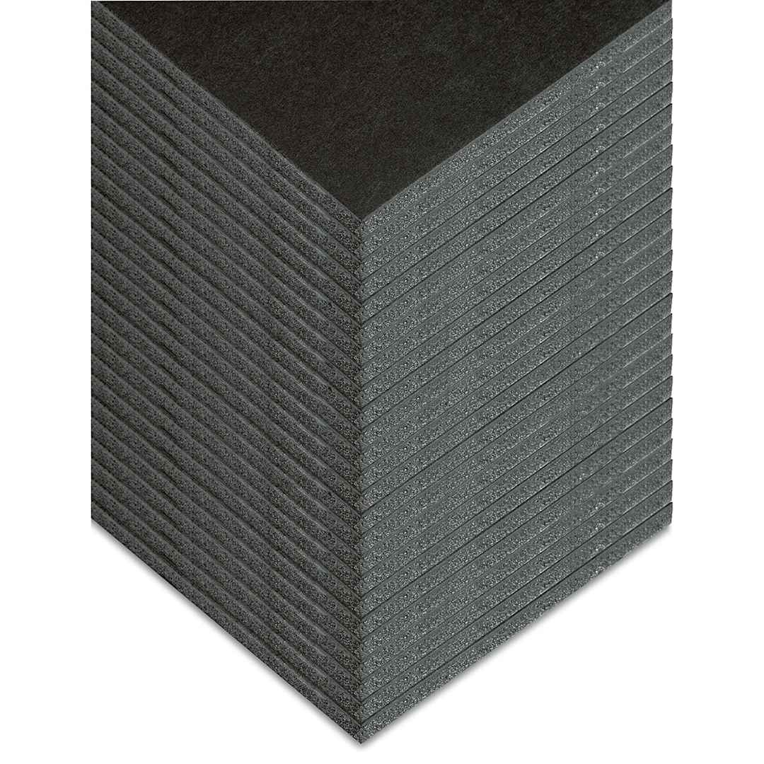 Open in modal - Blackcore Foam Board Pack - 48" x 96" x 3/16", Black, Pkg of 25