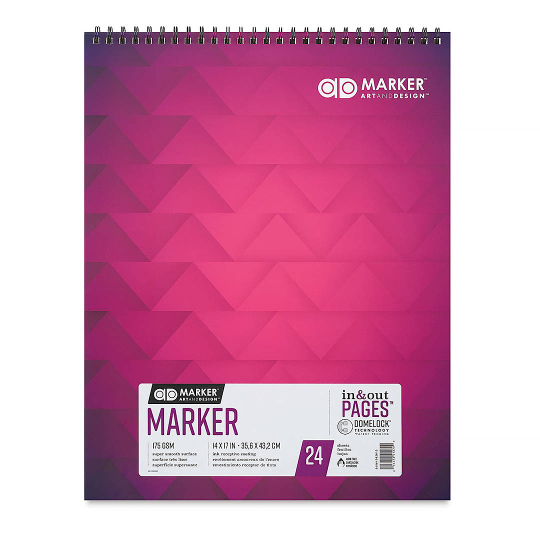 Open in modal - Chartpak Ad Marker Pad - 17" x 14", 24 Sheets