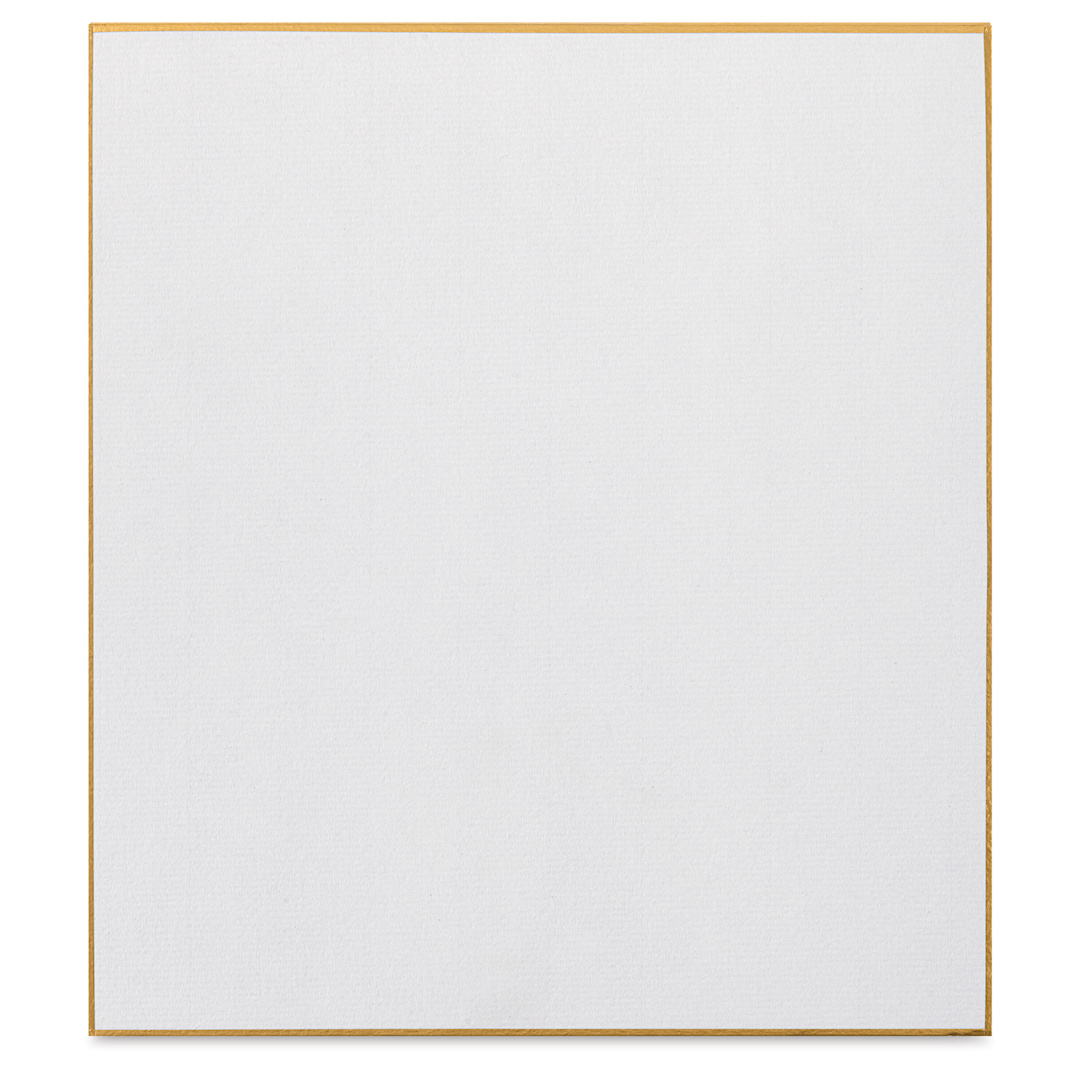 Open in modal - Aitoh Gasen Paper Shikishi Boards - 9-1/2" x 10-3/4", Pkg of 50, front of board