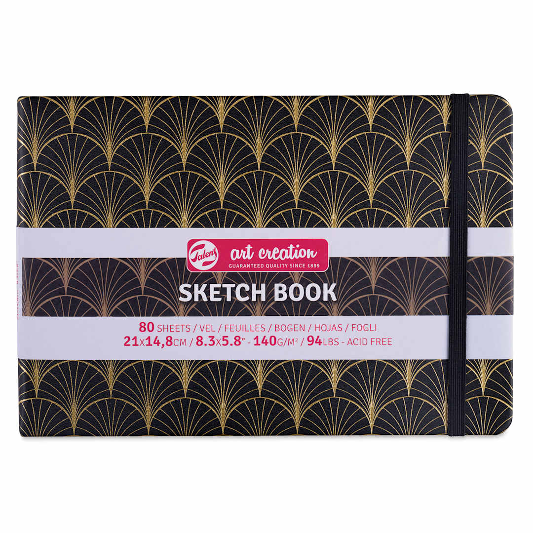 Open in modal - Royal Talens Art Creations Sketchbook - 5.8" x 8.3", Art Deco, front