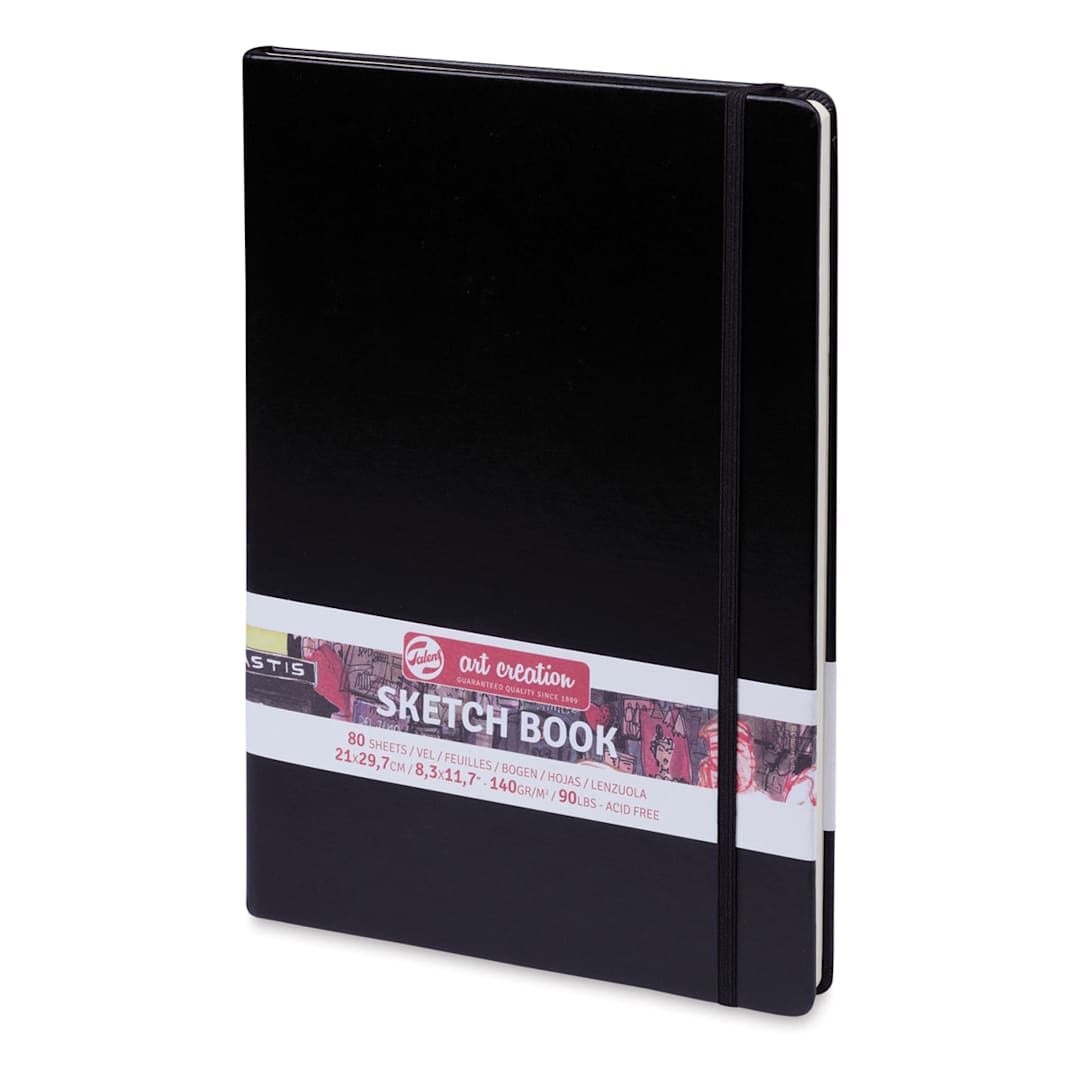 Open in modal - Talens Art Creations Sketchbook - Black, 11.7" x 8.3"