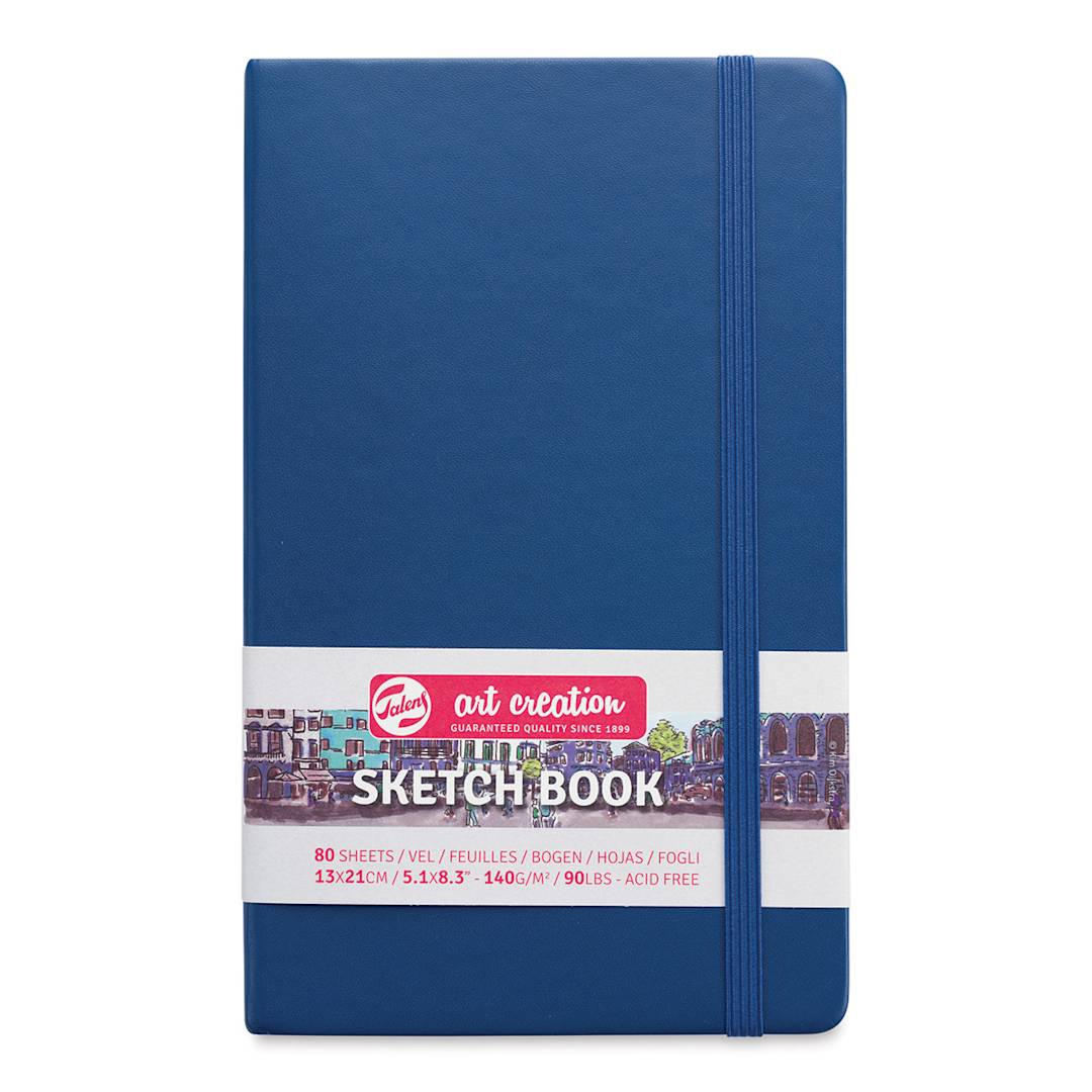 Open in modal - Talens Art Creations Sketchbook - Navy Blue, 8.3" x 5.1"