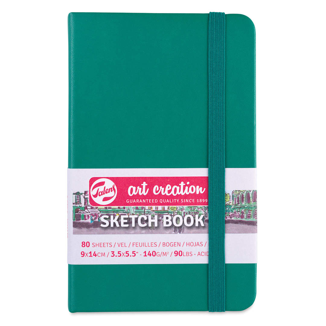 Open in modal - Royal Talens Art Creations Sketchbook - 3.5" x 5.5", Forest Green, front