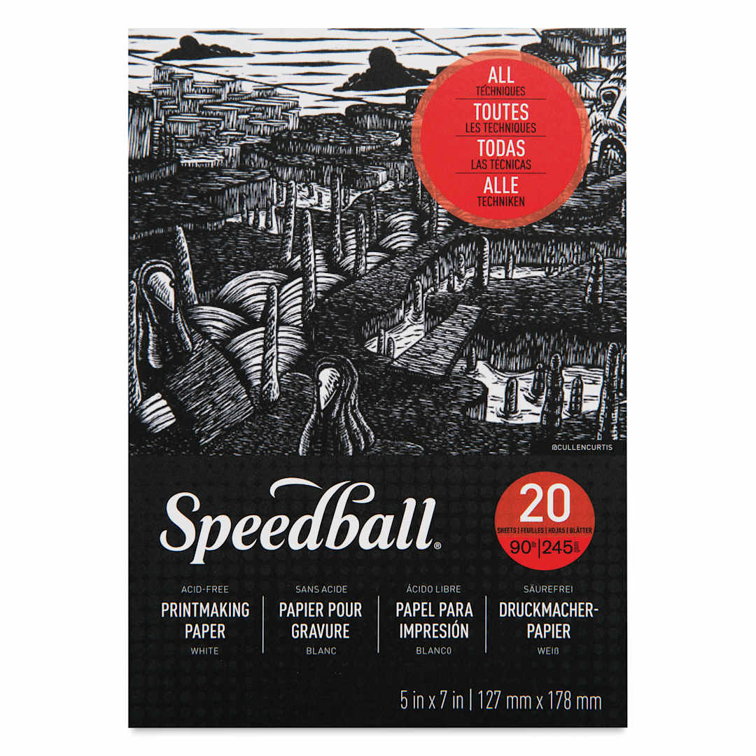 Open in modal - Speedball Printmaking Pad - 5" x 7", 20 Sheets, 90 lb