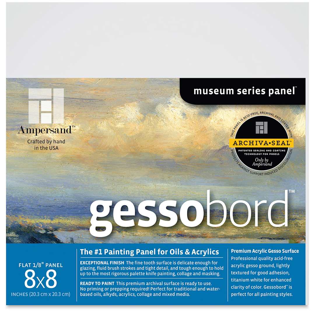 Open in modal - Ampersand Gessobord - 8" x 8", 1/8" Flat