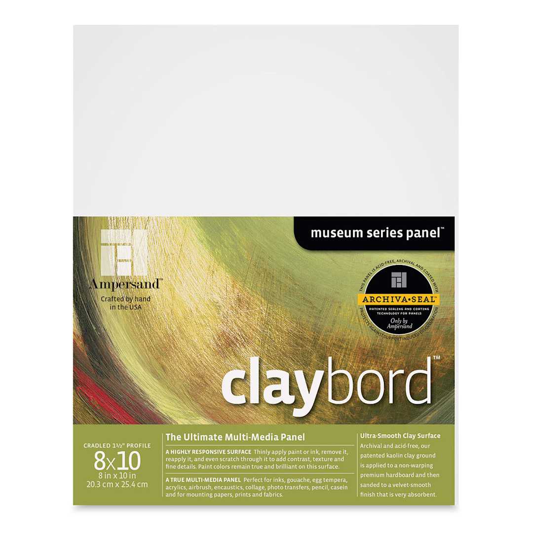 Open in modal - Ampersand Claybord - 8'' x 10'', 1 -1/2'' Cradled
