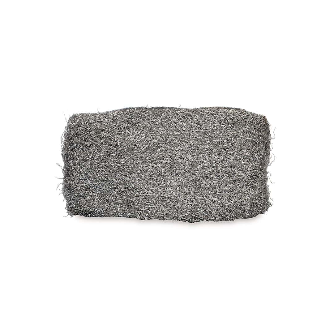 Open in modal - Ampsteel Artist-Grade Oil-Free Steel Wool - Single pad from package of 3 shown 