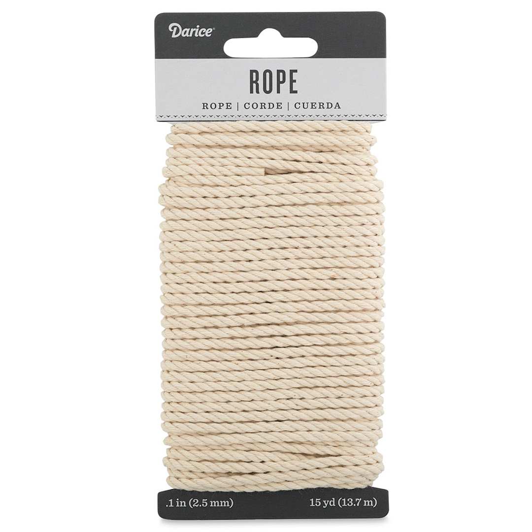 Open in modal - Darice Ivory Cotton Rope